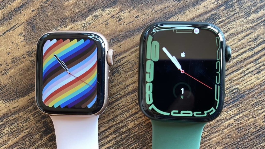Apple Watch：40mmと45mmの表示領域の違い