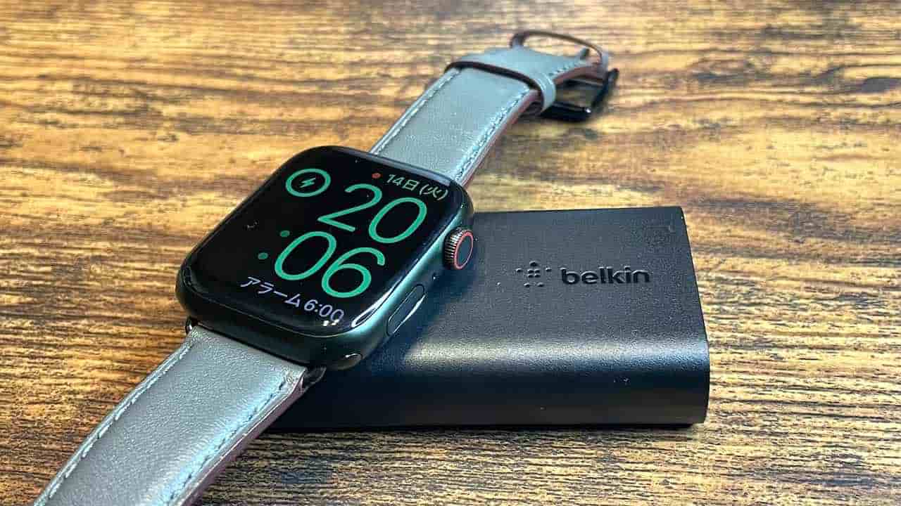 Belkin：Apple Watchモバイルバッテリー「BOOST CHARGE」