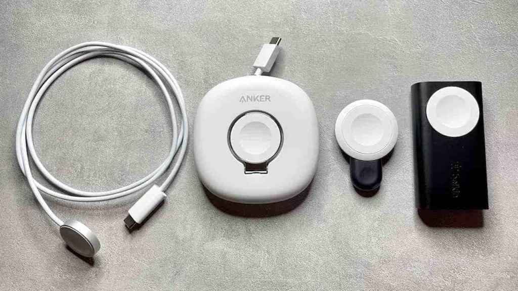 Apple Watch充電器の種類は、4種類ある