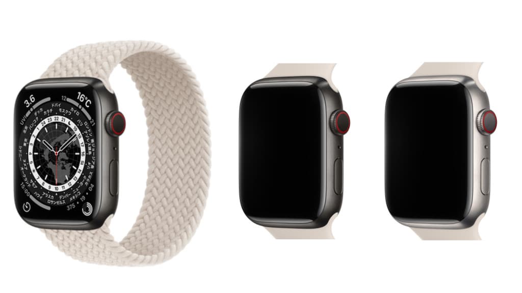 Apple Watch：チタニウム素材