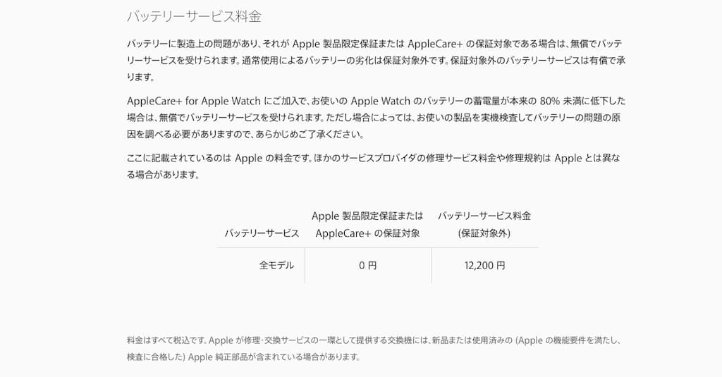 Apple Watchに「AppleCare+」は必要？保証内容や料金を紹介