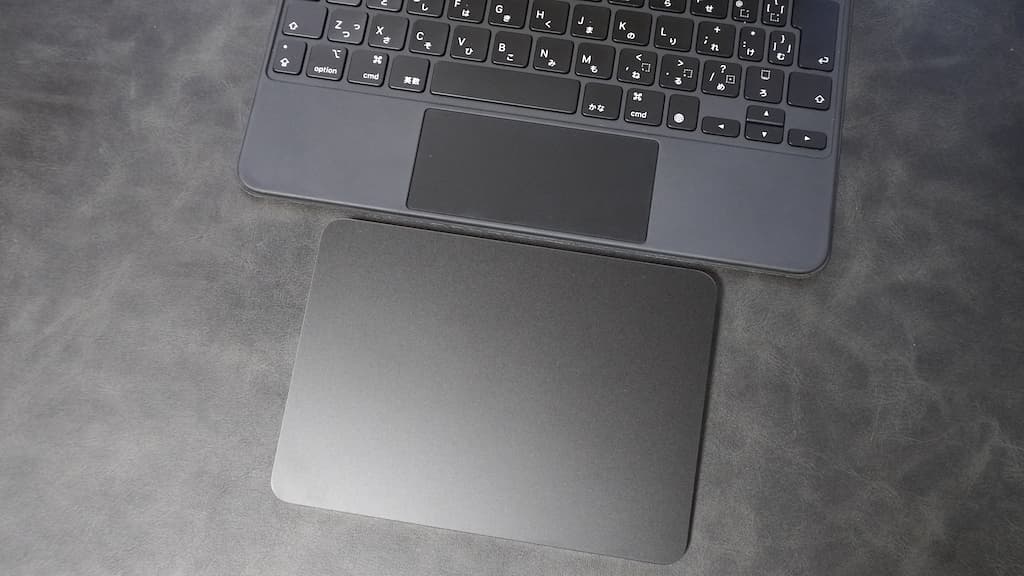 Magic Trackpadは、Magic Keyboardよりパッド面積が広い