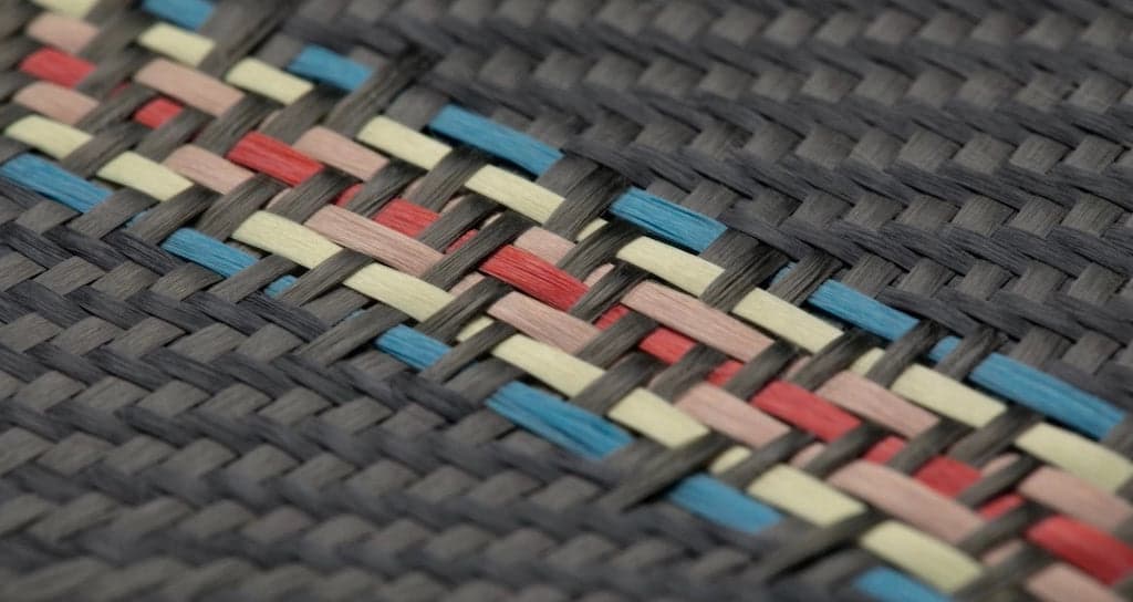 アラミド繊維で複雑な模様を織り上げられてます