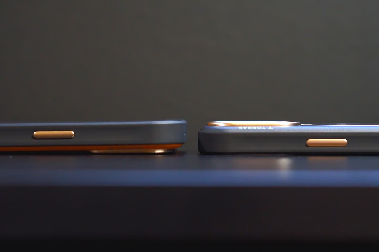 十分な高さのカメラリングを採用