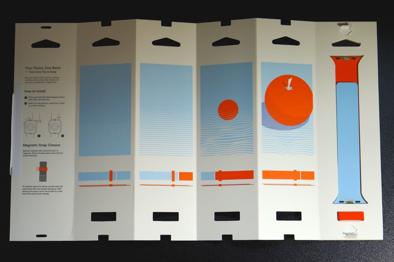 サンライズオレンジ×ミストブルー