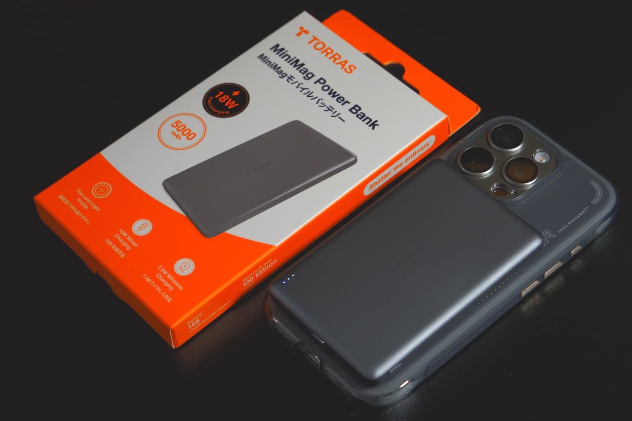 MiniMagモバイルバッテリー