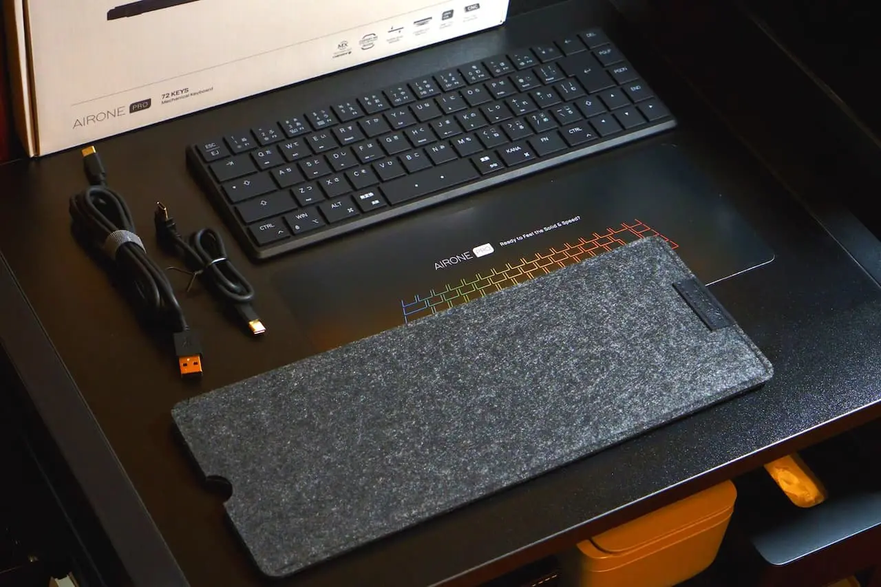 MiSTEL AIRONE PRO レビュー | CNCアルミ×Cherry MX ULPが紡ぐ至高の