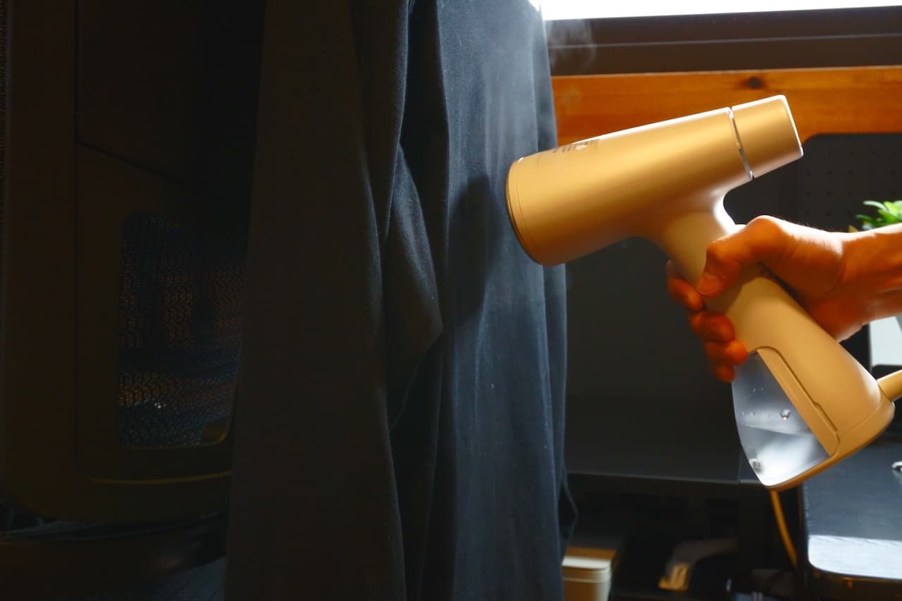 すぐにスチームがけを始められる