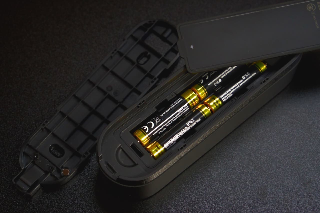 キーパッドは電池式